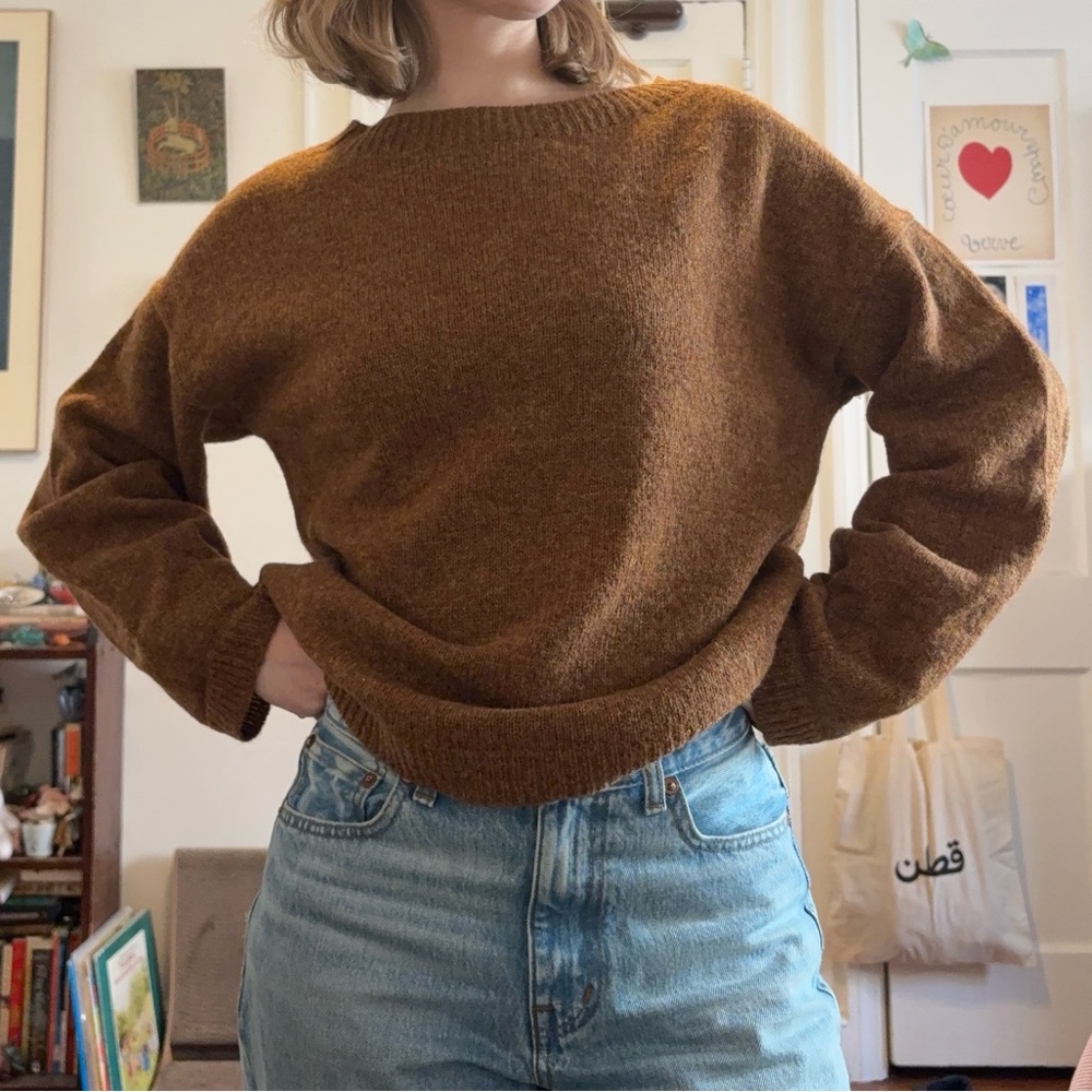 TOAST Baggy Crew Neck Sweater